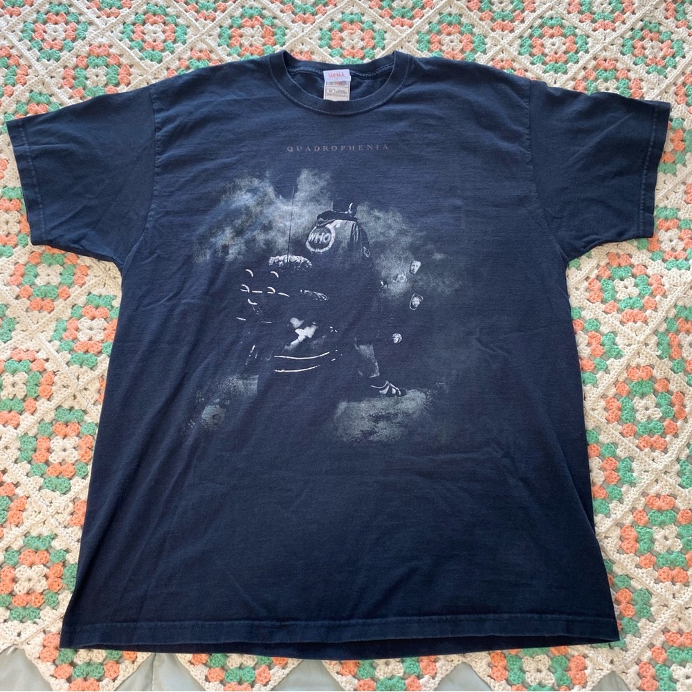 The Who - “Quadrophenia”  2012 Black Shirt XL Band tee Y2K